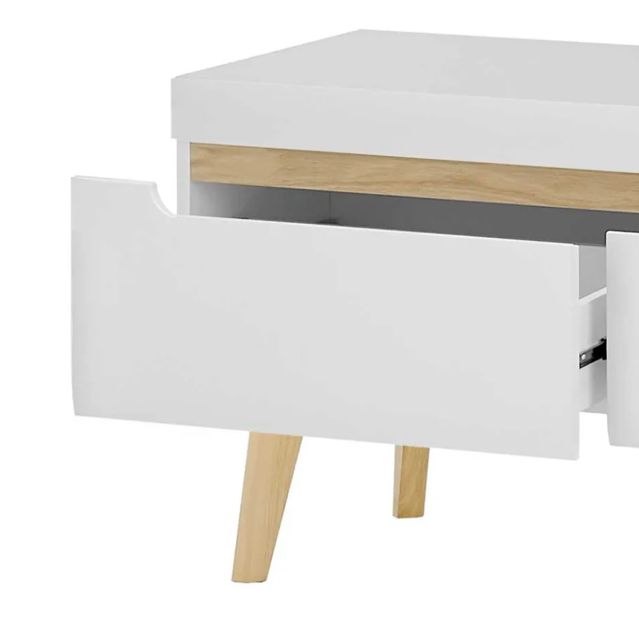 Sale Wohnen Scandi Chic TV Wohnwand Möbel - Ginko (vierteilig)