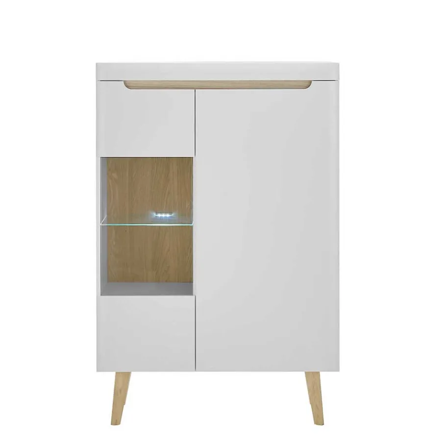 Sale Wohnen Scandi Chic TV Wohnwand Möbel - Ginko (vierteilig)