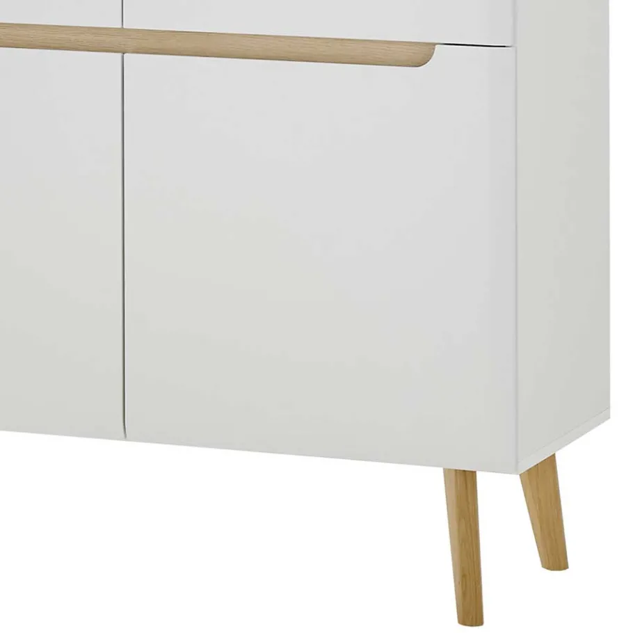 Sale Wohnen Scandi Chic TV Wohnwand Möbel - Ginko (vierteilig)