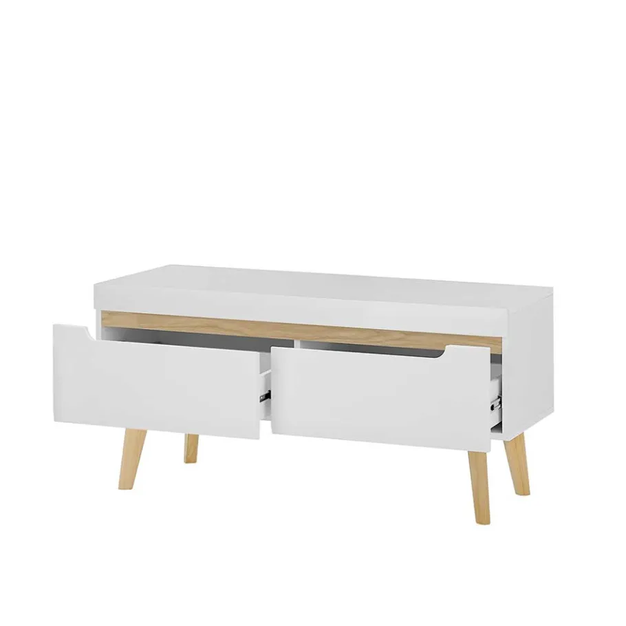 Sale Wohnen Scandi Chic TV Wohnwand Möbel - Ginko (vierteilig)
