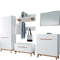 Clearance Wohnen Scandi Flur Einrichtung Möbelset - Caio (sechsteilig)