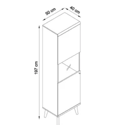 New Wohnen Scandi Möbel Set für Wohnzimmer - Cablos (fünfteilig)