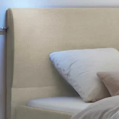 Best Wohnen Scandi Stoffbett in Beige - Randy