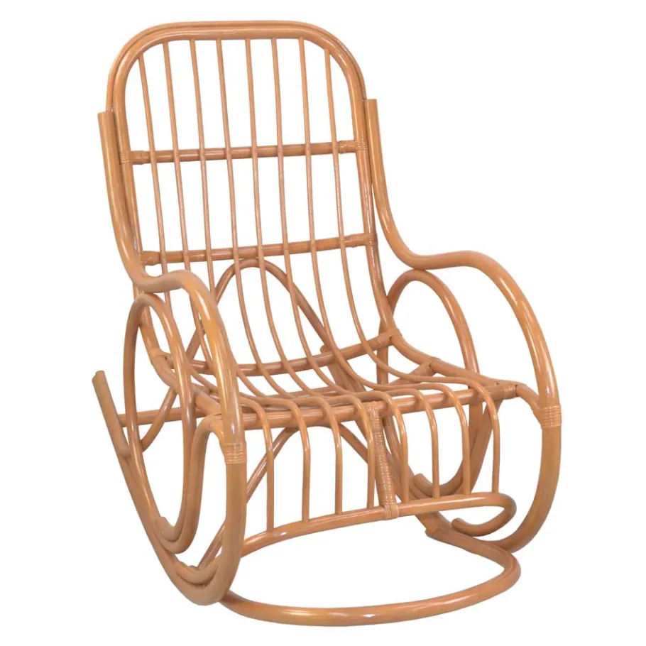 Outlet Wohnen Schaukelsessel Bilcady aus Rattan