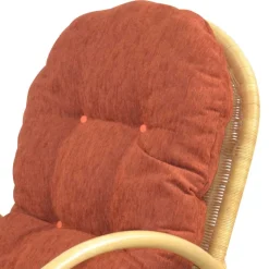 Online Wohnen Schaukelstuhl aus Rattan Geflecht in Natur - Abekasa