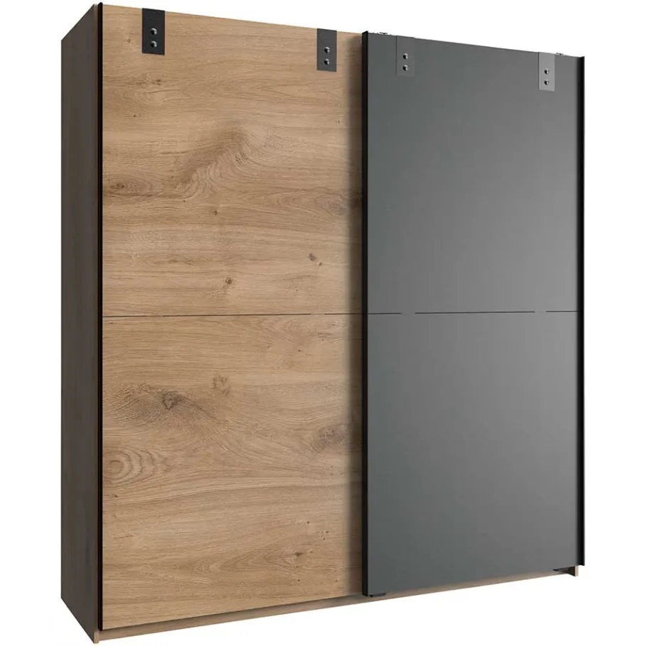 Outlet Wohnen Schiebetürenschrank im Industry und Loft Stil - Janeiro