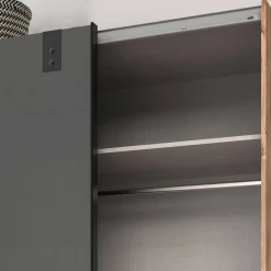 Outlet Wohnen Schiebetürenschrank im Industry und Loft Stil - Janeiro