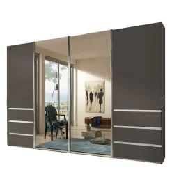 Best Wohnen Schiebetürenschrank in Braun mit Parsol Spiegeln - Moon