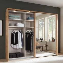 Clearance Wohnen Schlafraum Schrank mit Schwebetüren - Emya