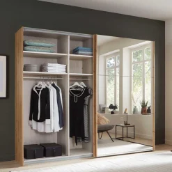 Clearance Wohnen Schlafraum Schrank mit Schwebetüren - Emya