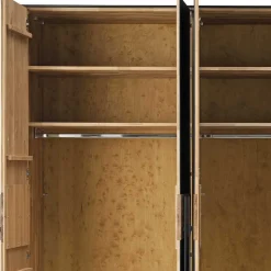 Wohnen Schlafzimmer aus Wildeiche & Metall - Claas (vierteilig)