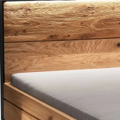 Wohnen Schlafzimmer aus Wildeiche & Metall - Claas (vierteilig)