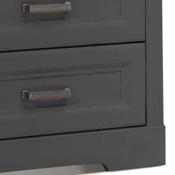 Hot Wohnen Schlafzimmer Bettanlage und Schrank Set - Zenuvra (vierteilig)