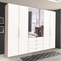 Clearance Wohnen Schlafzimmer Gleittürenschrank mit Spiegel - Vaclyn