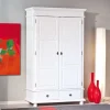 Clearance Wohnen Schlafzimmer Kleiderschrank Powera in Weiß