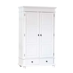 Clearance Wohnen Schlafzimmer Kleiderschrank Powera in Weiß