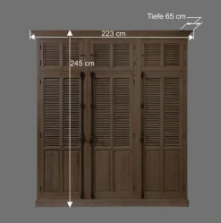 Best Wohnen Schlafzimmer Kleiderschrank Taunton mit drei Türen