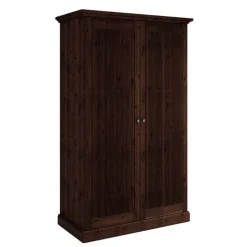 Sale Wohnen Schlafzimmer Kleiderschrank in Dunkelbraun - Nauizia
