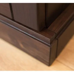 Sale Wohnen Schlafzimmer Kleiderschrank in Dunkelbraun - Nauizia