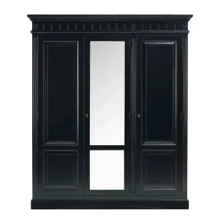Discount Wohnen Schlafzimmer Kleiderschrank Andoro in Schwarz