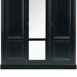 Discount Wohnen Schlafzimmer Kleiderschrank Andoro in Schwarz