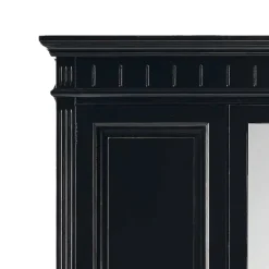 Discount Wohnen Schlafzimmer Kleiderschrank Andoro in Schwarz