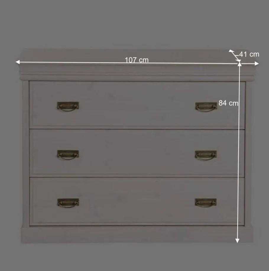 New Wohnen Schlafzimmer Kommode Janeira im Landhausstil
