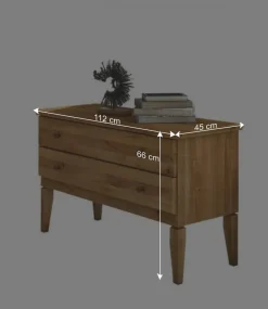 Wohnen Schlafzimmer Kommode Masdamos aus Wildeiche Massivholz