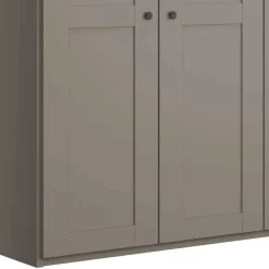 Wohnen Schlafzimmer Möbel Set in Hellgrau - Ridonna (vierteilig)