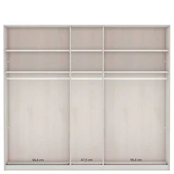 Wohnen Schlafzimmer Möbel Set in Hellgrau - Ridonna (vierteilig)