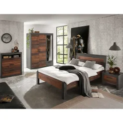 Clearance Wohnen Schlafzimmer Möbelset mit Kommode - Timuras (vierteilig)