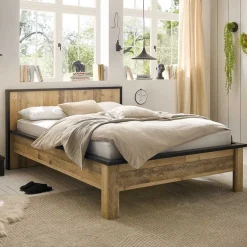 Hot Wohnen Schlafzimmer mit 140x200 Bett - Naiavio I (vierteilig)