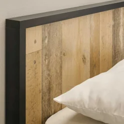 Hot Wohnen Schlafzimmer mit 140x200 Bett - Naiavio I (vierteilig)