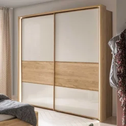 Online Wohnen Schlafzimmer Schwebetürenschrank 2-türig - Emdsiva
