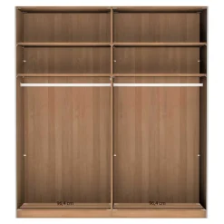Online Wohnen Schlafzimmer Schwebetürenschrank 2-türig - Emdsiva