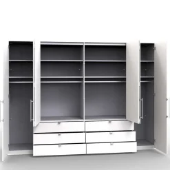 Sale Wohnen Schlafzimmerkleiderschrank mit sechs Schubladen - Rativian