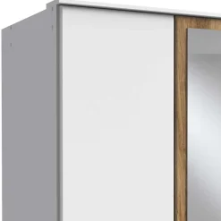 Online Wohnen Schlafzimmerkleiderschrank mit Spiegel in Weiß - Calassina