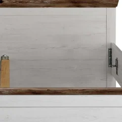 Outlet Wohnen Schlafzimmermöbel mit Bett 140x200 - Nedita (vierteilig)
