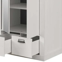 Outlet Wohnen Schlafzimmermöbel Set mit 90x200 Bett - Tramos (vierteilig)