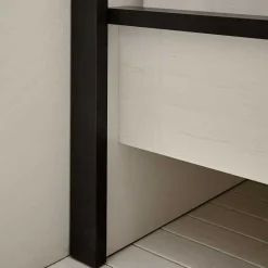 Outlet Wohnen Schlafzimmermöbel Set mit 90x200 Bett - Tramos (vierteilig)