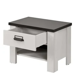 Outlet Wohnen Schlafzimmermöbel Set mit 90x200 Bett - Tramos (vierteilig)
