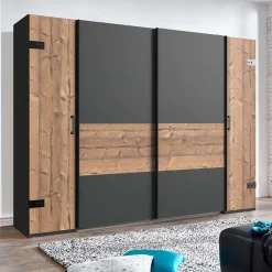 Best Wohnen Schlafzimmerschrank in Tanne Holzdekor - Ardila