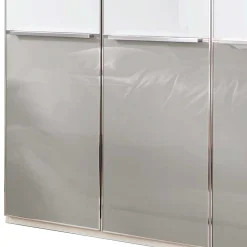Discount Wohnen Schlafzimmer-Schrank mit Glas zweifarbig - Pascan