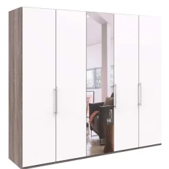 New Wohnen Schlafzimmerschrank mit Metallgriffen - Tivierto I
