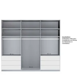 Wohnen Schlafzimmerschrank mit Parsol Spiegeltür - Babaco