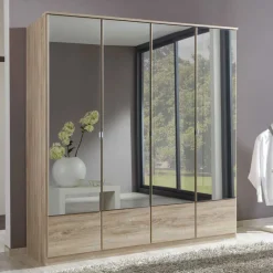 Hot Wohnen Schlafzimmerschrank Rommino mit Spiegeltüren