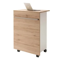 Best Wohnen Schmale Theke fürs Büro Friedel auf Rollen