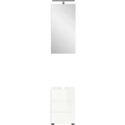 Hot Wohnen Schmale Waschplatz Kombi 38 cm breit - Vitablos (zweiteilig)
