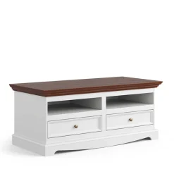Discount Wohnen Schmales Landhaus TV Board mit 111 cm Breite - Manipur