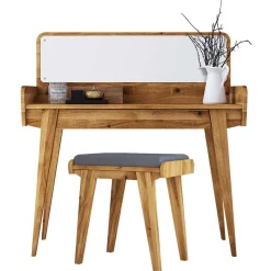 Clearance Wohnen Schminktisch & Hocker - moderner Retro Style - Hardus (zweiteilig)